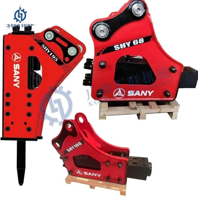 Оригинальный SANY SHY45 SHY53 SHY68 SHY75 SHY100 Гидравлический разрывник Jack Hammer для 1-16 тонн SANY Excavator Attachments