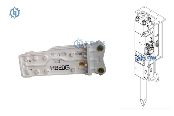Молоток EB135 SB70 HB20G гидравлический для выключателя утеса аккумулятора приложения экскаватора тонны 20-26