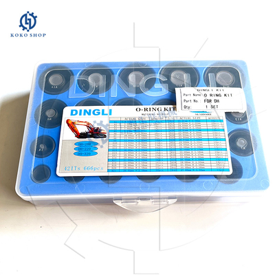 Коробка колцеобразного уплотнения DAEWOO набора колцеобразного уплотнения Dingli для частей экскаватора DOOSAN запасных