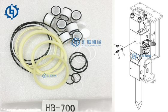 Набор уплотнения молотка NY гидравлический для выключателя Furukawa HB700