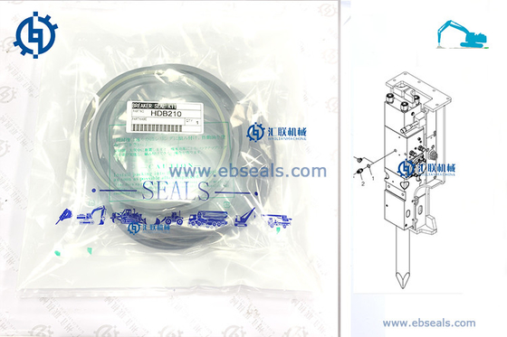 Гидравлическое приложение экскаватора Hyundai набора уплотнения выключателя HDB210
